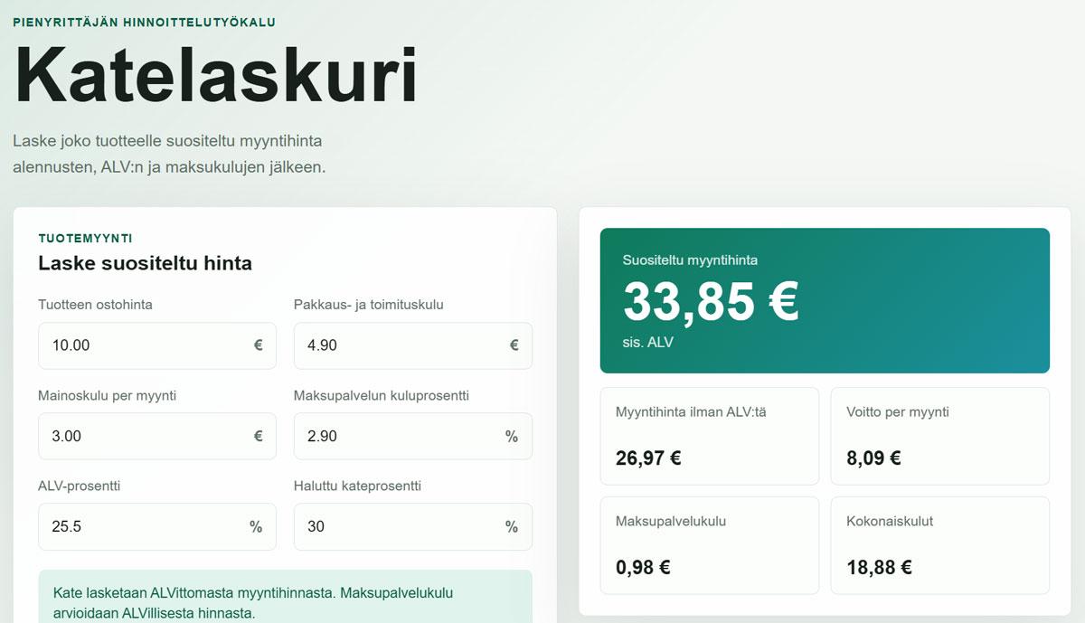 Pieni laskuri on hyvä ensimmäinen tekoälyllä rakennettava sovellus: rajattu ongelma, selkeä käyttöliittymä ja helposti testattava laskentalogiikka.